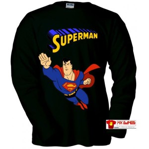 camiseta-superman-retrogame-negra